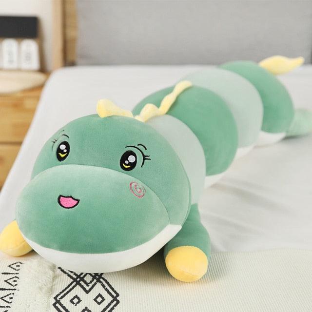 Cute Caterpillar Shaped Stuffed Animal Long Pillows