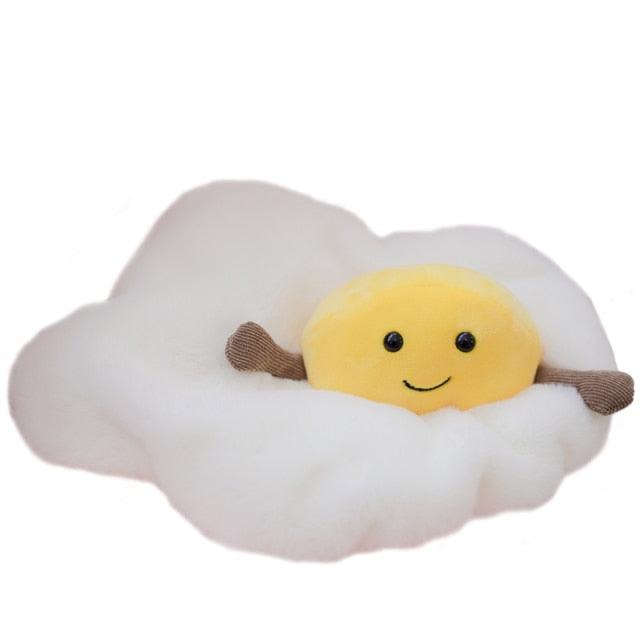 Jouet en peluche en forme d'œuf Sunny Side Up