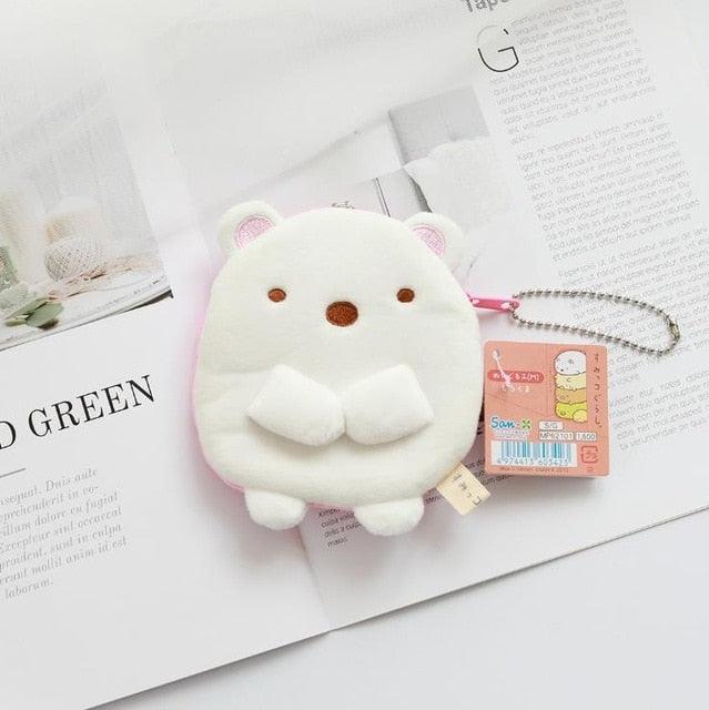 Sumikko Gurashi Plush Doll with Coin Purse and Pendant