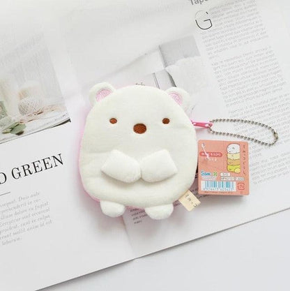 Sumikko Gurashi Plush Doll with Coin Purse and Pendant