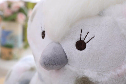 Hibou Blanc En Peluche - Peluche Center | Boutique Doudou & Peluches