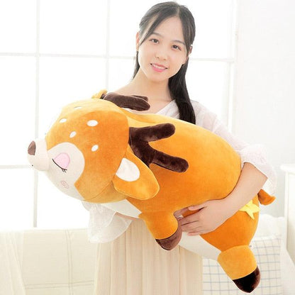 Giant Kawaii Stuffed Deer Plush Toy