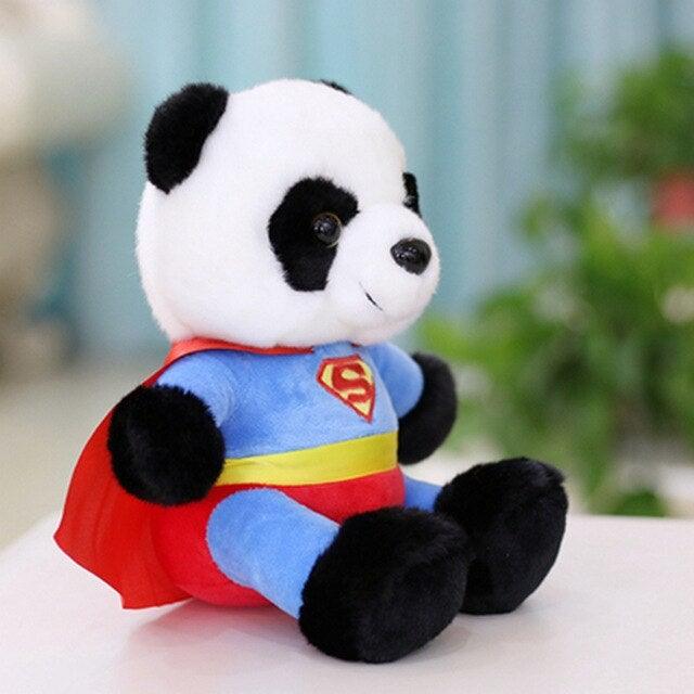 Peluche Panda Super Man - Peluche Center | Boutique Doudou & Peluches