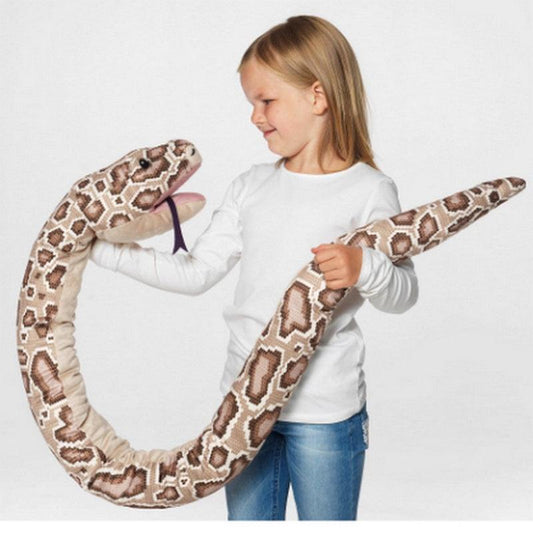Poupée Peluche Serpent Géant 60" réaliste pour enfants