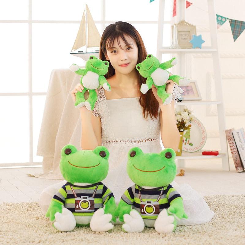 Frog Plush Doll with Clothes