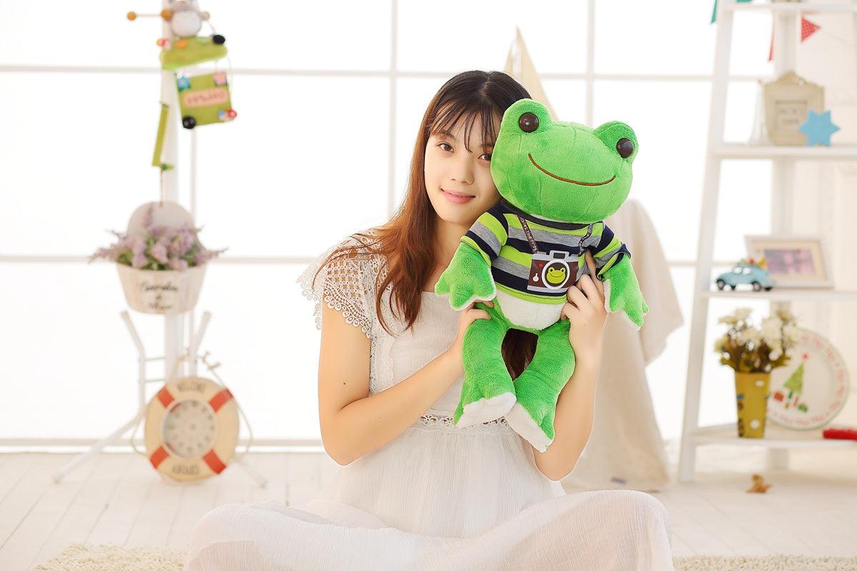 Frog Plush Doll with Clothes