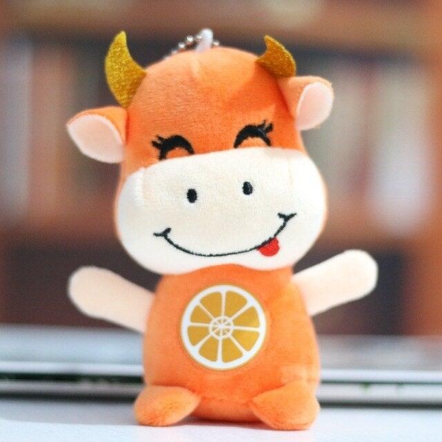 Petite Peluche Vache Fruit - Peluche Center | Boutique Doudou & Peluches