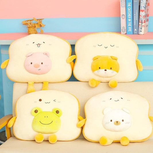 Oreiller en peluche Toasty Friends