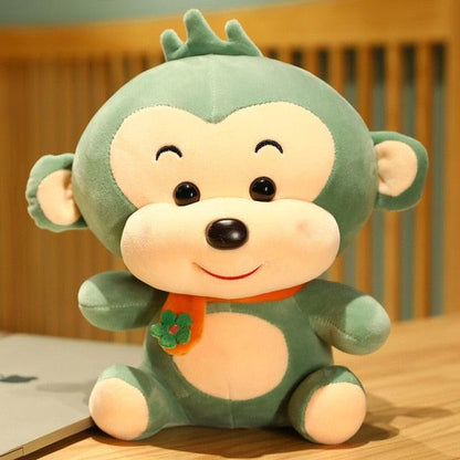 9" - 19.5" Cute Monkey Plush Toys with Scarves