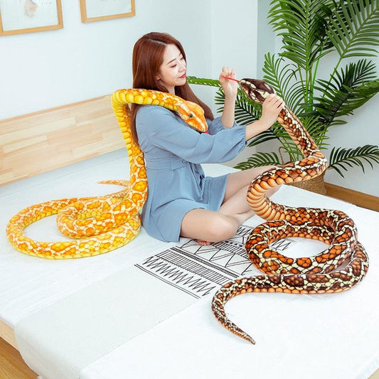 Peluches serpent géant 3D