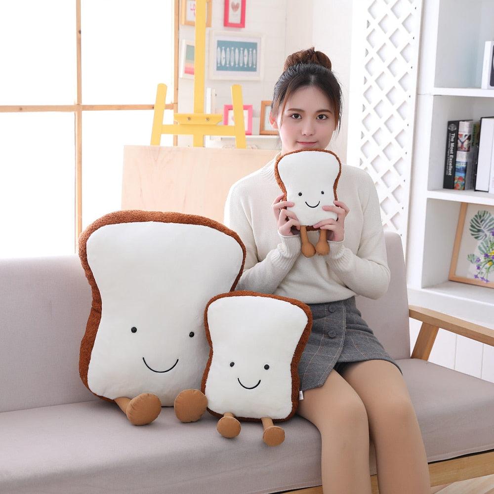 Creative Cartoon Bread Shaped Plush Dolls