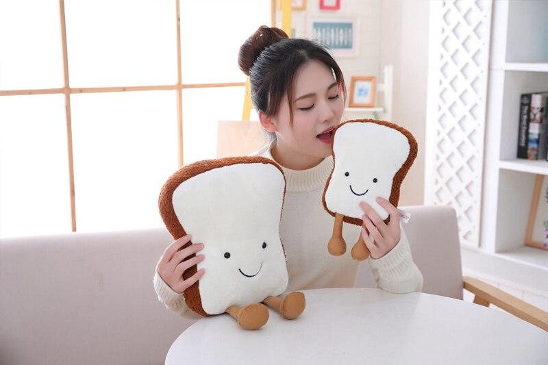 Creative Cartoon Bread Shaped Plush Dolls