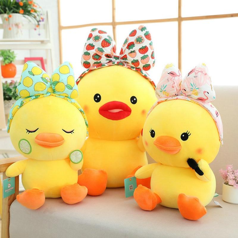 Peluche Canard Jaune Makeup