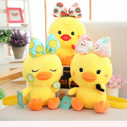 Peluche Canard Jaune Makeup