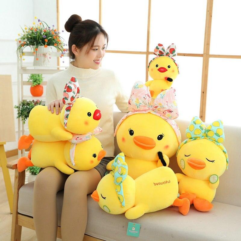 Peluche Canard Jaune Makeup