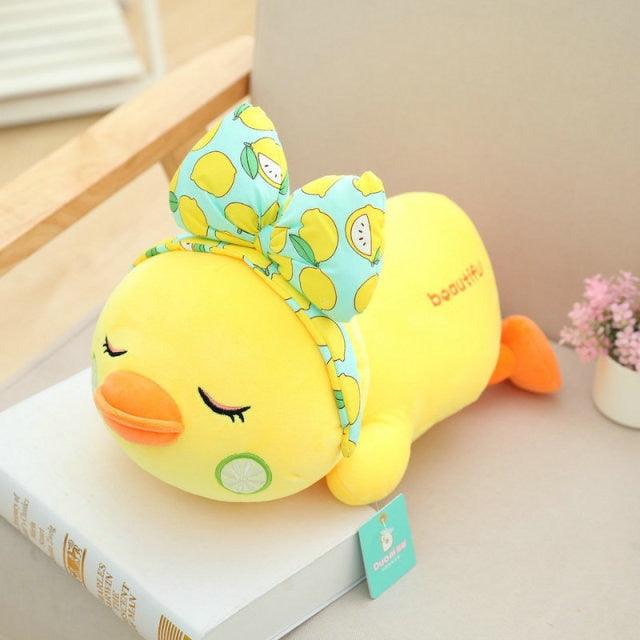 Peluche Canard Jaune Makeup