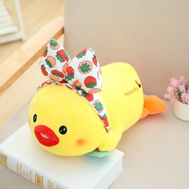 Peluche Canard Jaune Makeup