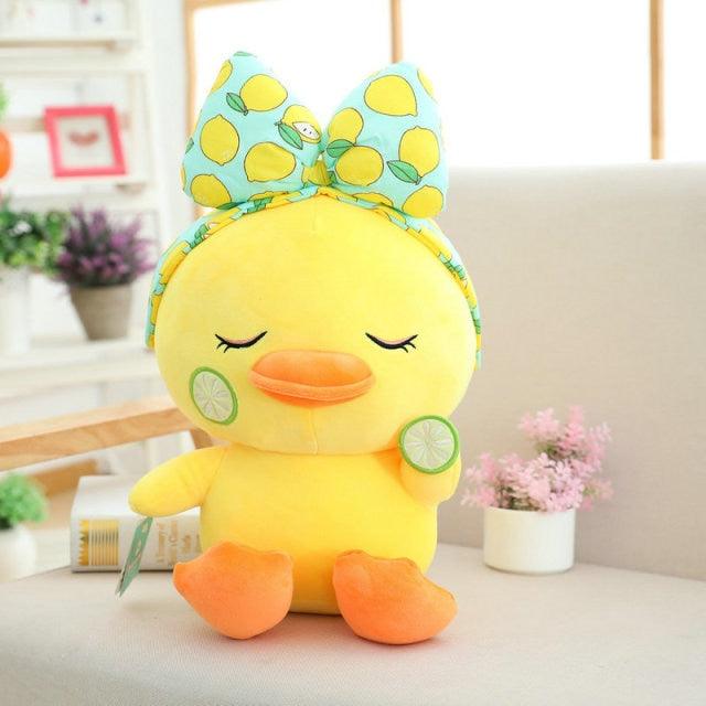 Peluche Canard Jaune Makeup