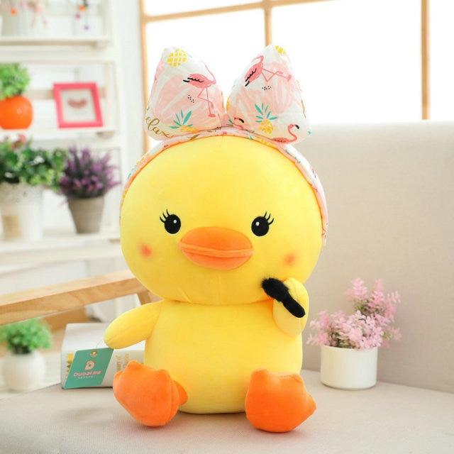 Makeup Yellow Duck Plush Toy
