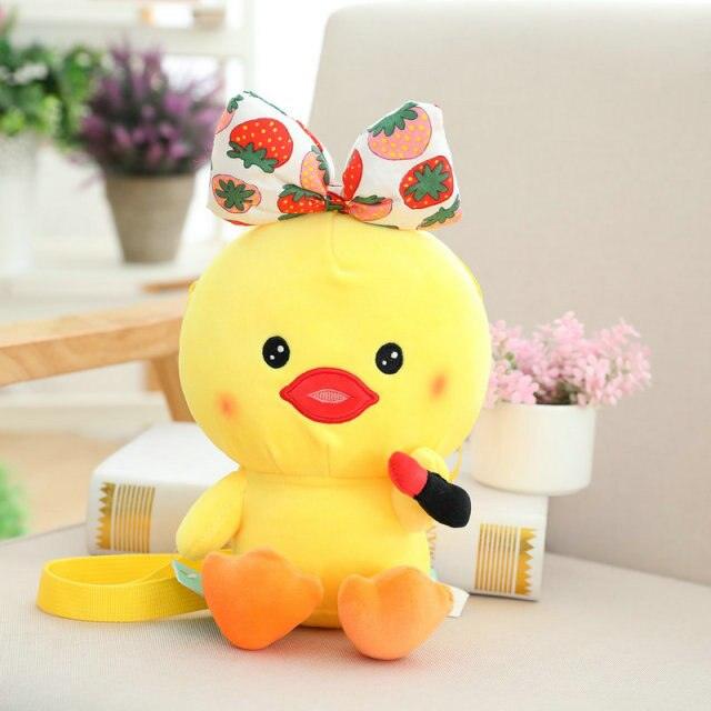 Makeup Yellow Duck Plush Toy