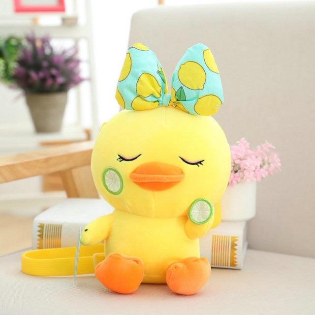 Peluche Canard Jaune Makeup