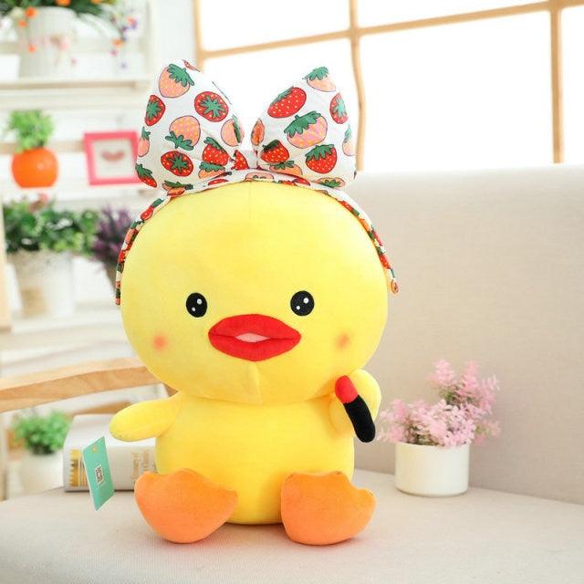 Peluche Canard Jaune Makeup