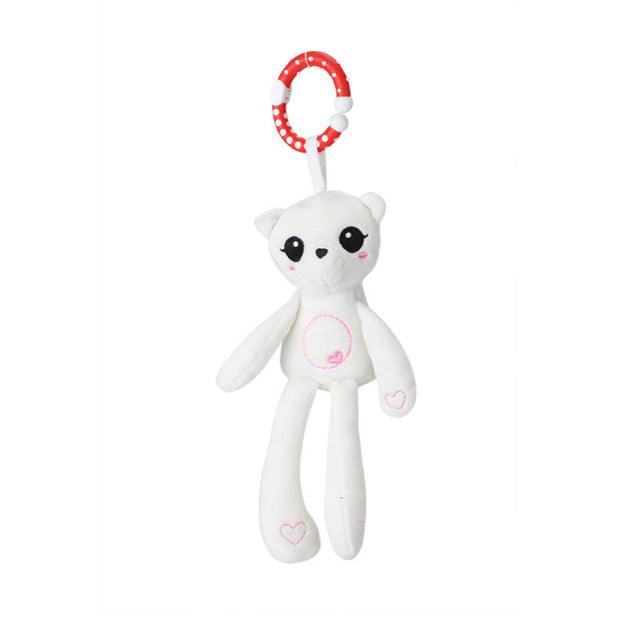 Plush animals with hanging rings