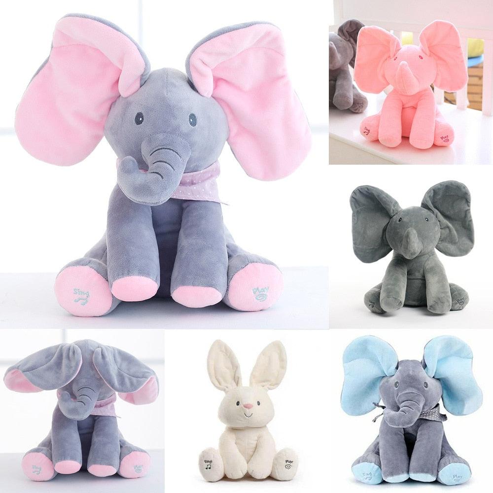 Jouets Robots Pet Elephant Electrique, Oreilles Bouge Musique Bébé Animal