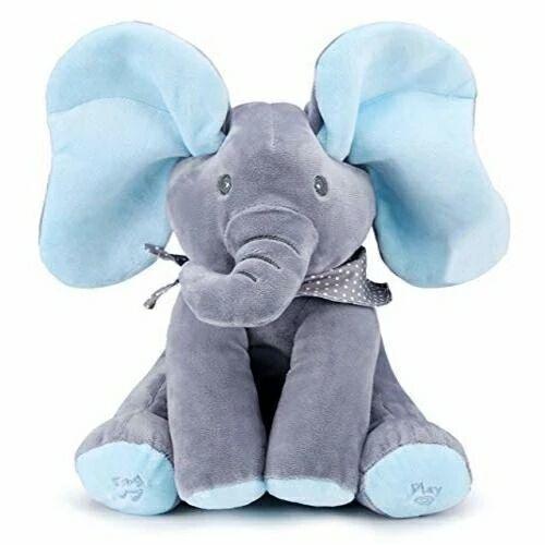 Electric Pet Elephant Robot Toys, Ears Move Music Baby Animal