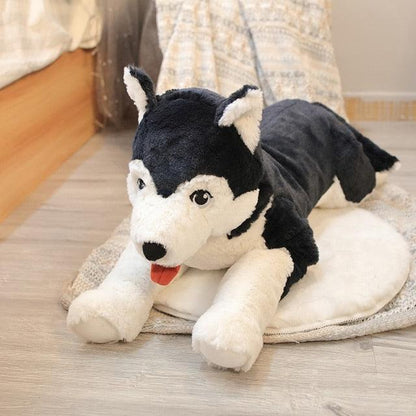 Peluche Loup Sibérien Husky Dog Pillow Toy