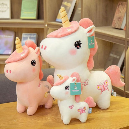 9" - 20" Lovely Rainbow Unicorn Plush Toys, Kawaii Unicorn Toys