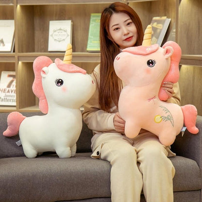 9" - 20" Lovely Rainbow Unicorn Plush Toys, Kawaii Unicorn Toys