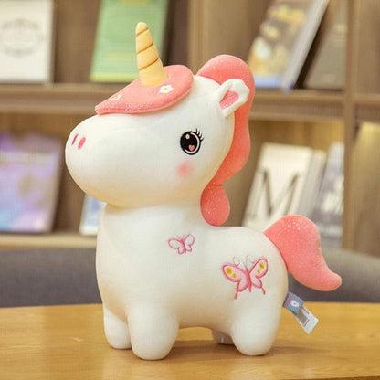 9" - 20" Lovely Rainbow Unicorn Plush Toys, Kawaii Unicorn Toys