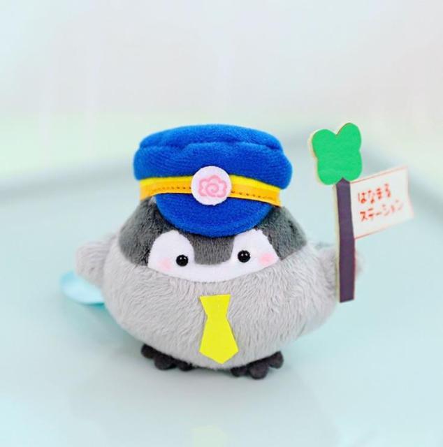 Kawaii Penguin Plush Keychain