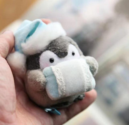 Kawaii Penguin Plush Keychain