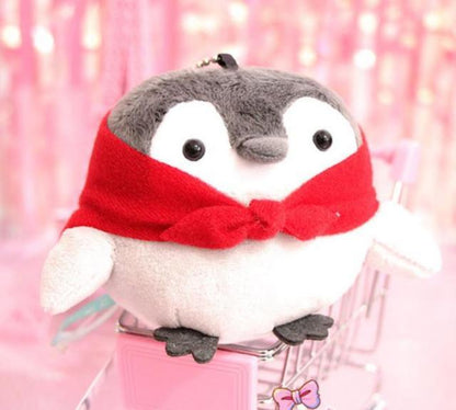 Kawaii Penguin Plush Keychain