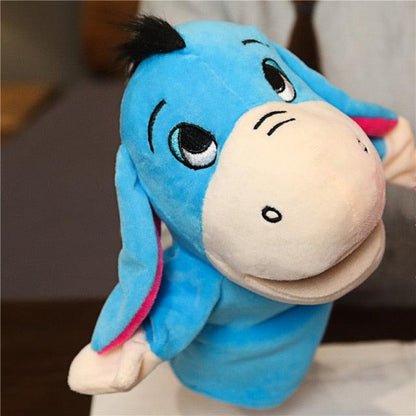 10.6" doll Educational animals with hand puppets and fabric toys