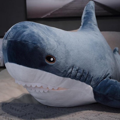 Giant shark animal plush toy in pillow