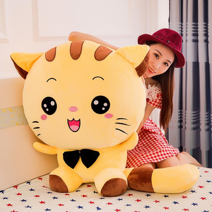 Peluche Chat Géant Animaux en Peluche Doux