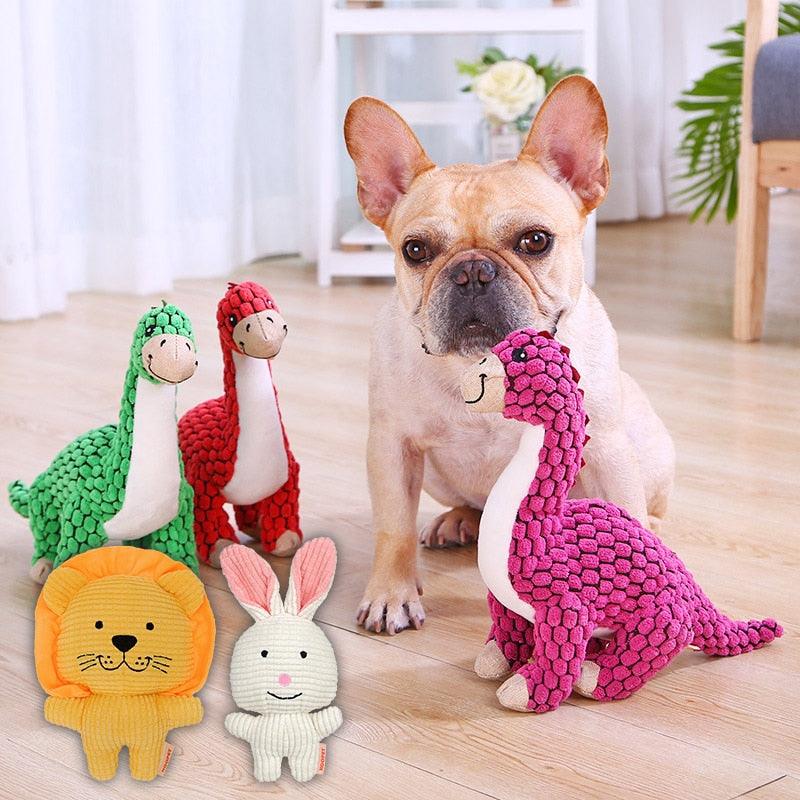 HOOPET Dog Chew Toy, Plush Teeth, Squeaky Sound Funny Toys for Pets and Puppies.