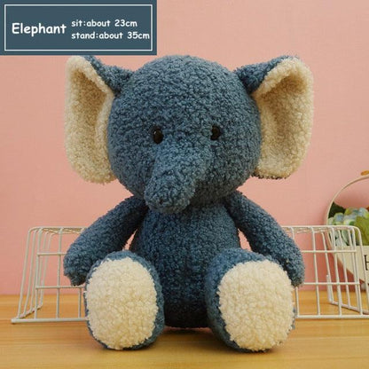 Peluches Kawaii Elephant Lion Monkey Cat Toys