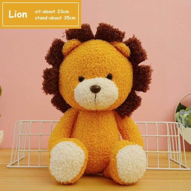 Peluches Kawaii Elephant Lion Monkey Cat Toys