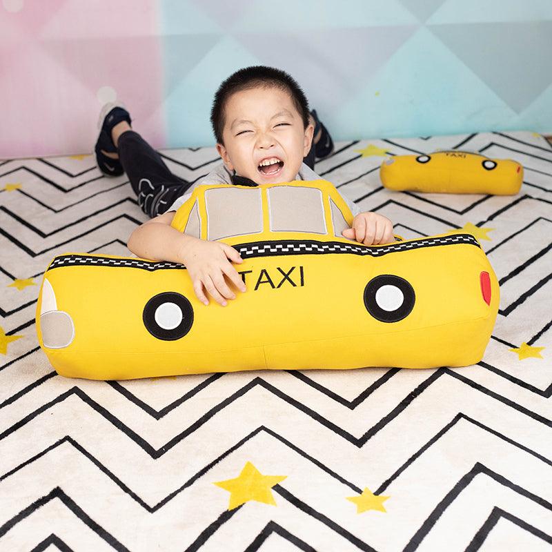 Cute taxi pillow