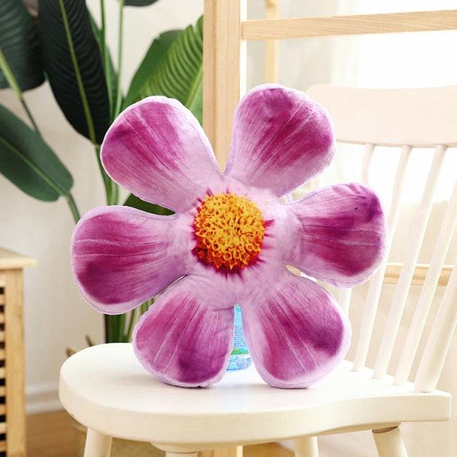 Six-petal pink plush toy