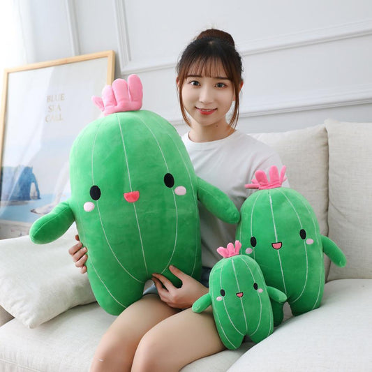 Jouets en peluche Cactus de 9"-25", poupées de plantes douces en peluche Kawaii