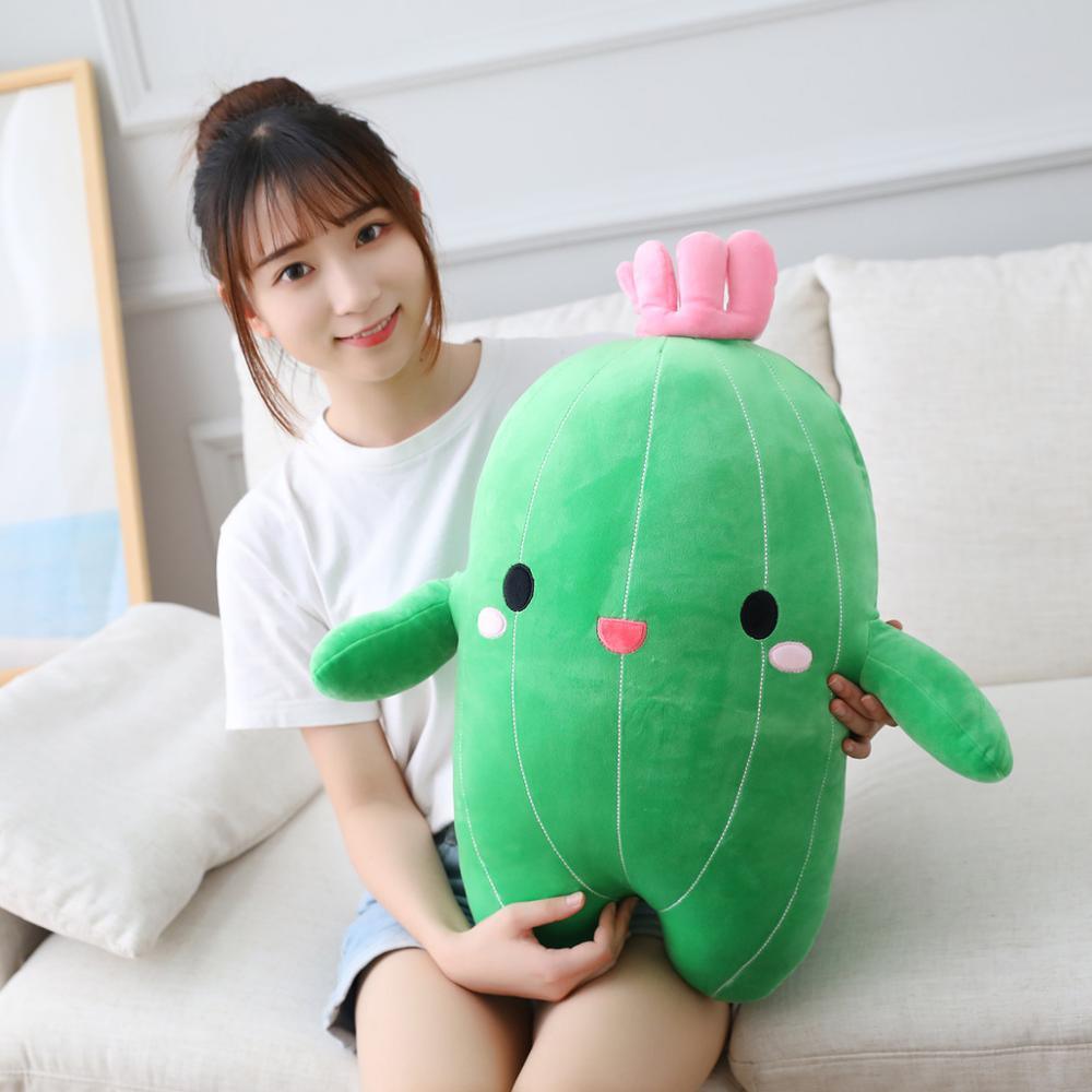 9"-25" Cactus Plush Toys, Kawaii Stuffed Soft Plant Dolls