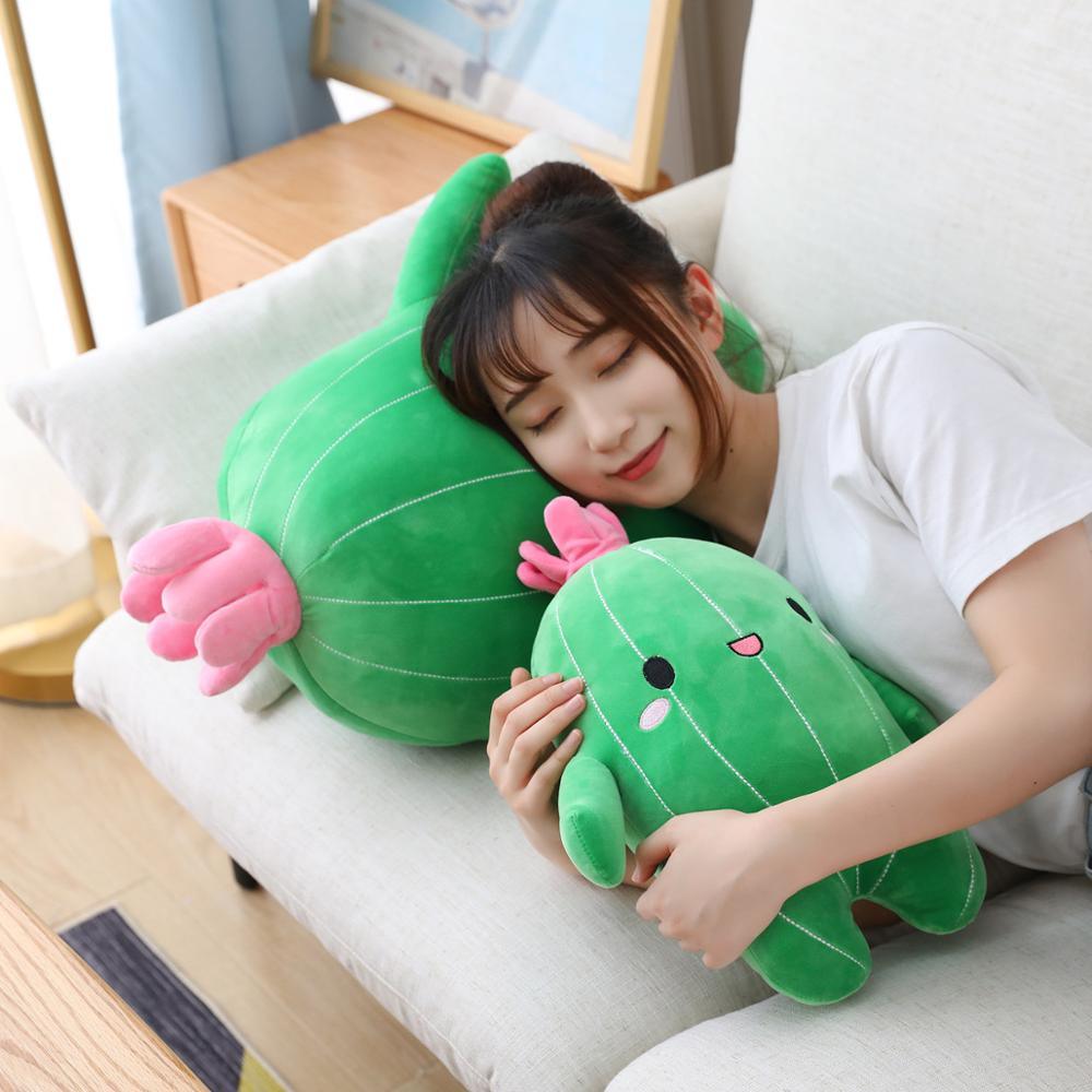 9"-25" Cactus Plush Toys, Kawaii Stuffed Soft Plant Dolls