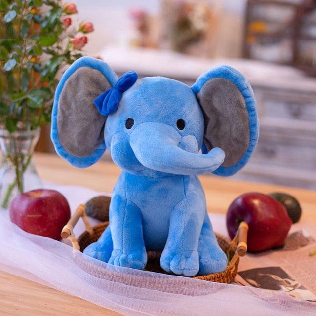 Peluche éléphant endormi de 9" pour la chambre de bébé