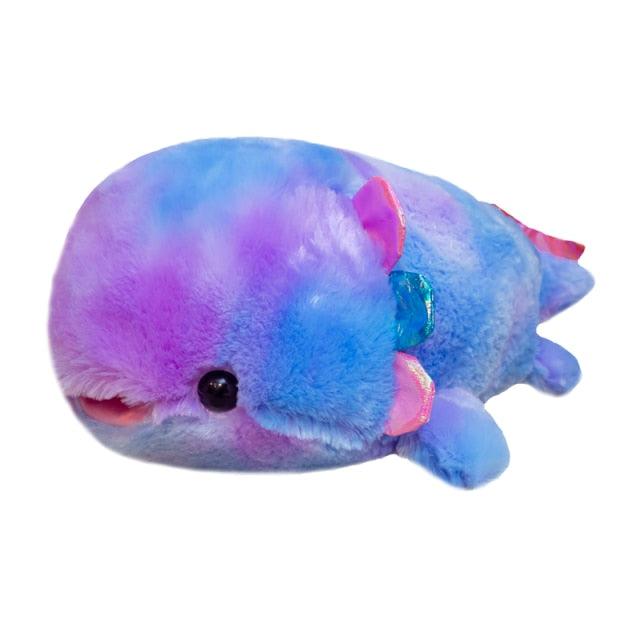 Peluche poisson Axolotl arc-en-ciel