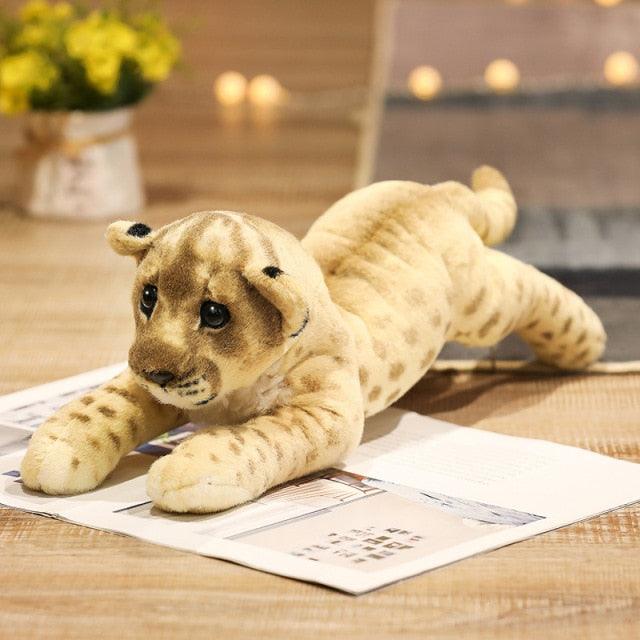 Adorable leopard and tiger soft toys